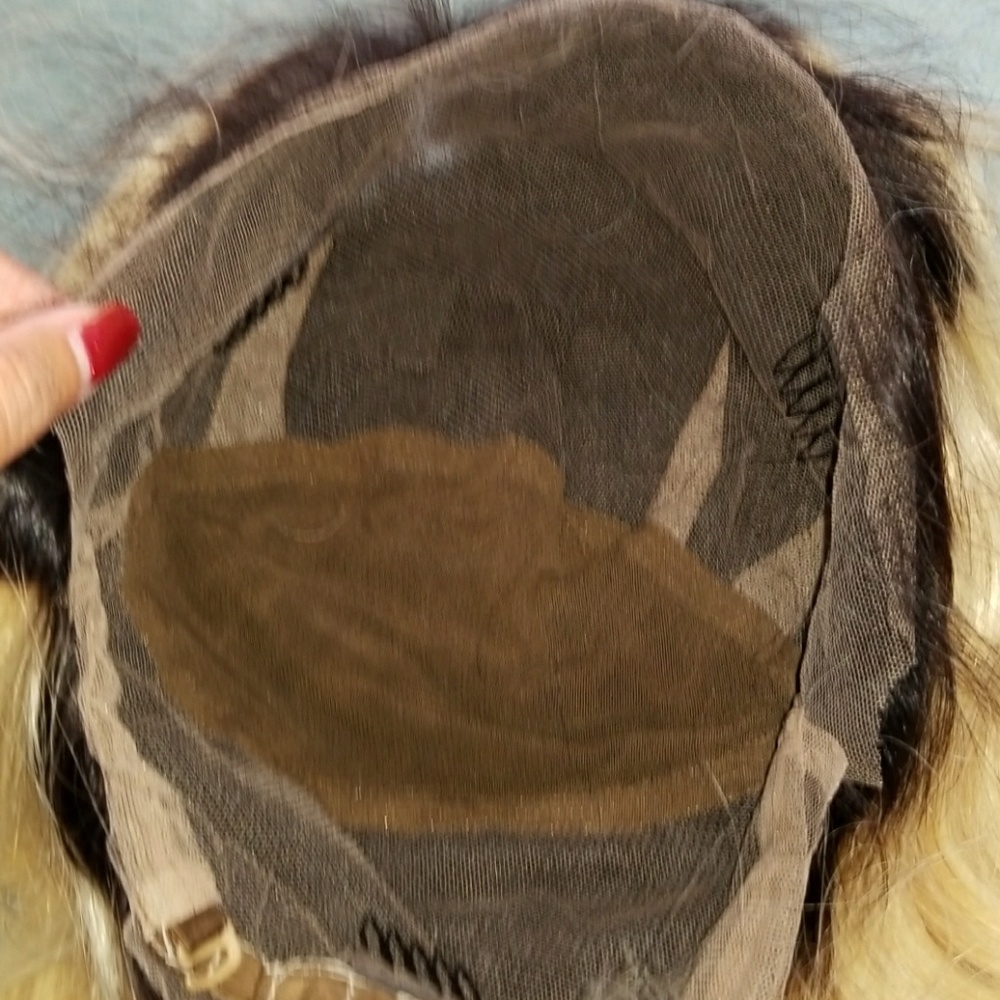 SOLD/ 100% human hair full lace rooted wig - Picture 7 of 8